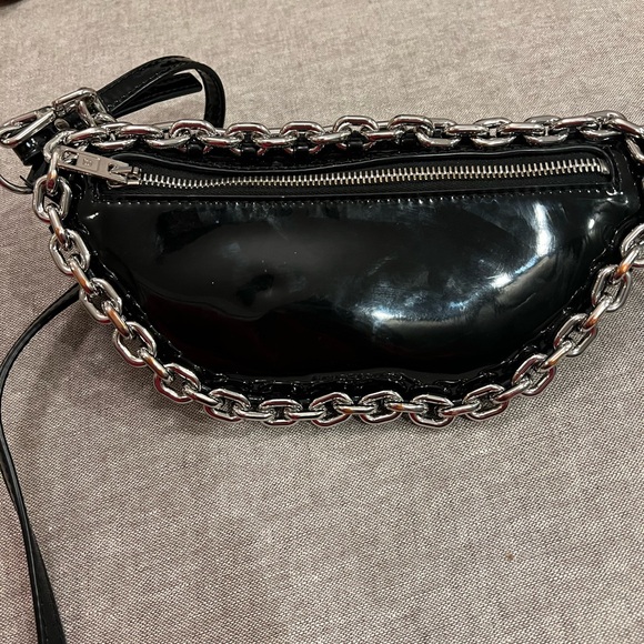 Alexander Wang Attica Hybrid Tweed Chain Bag W Dustbag